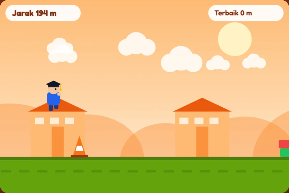 Tangkapan layar game Lari Kampus