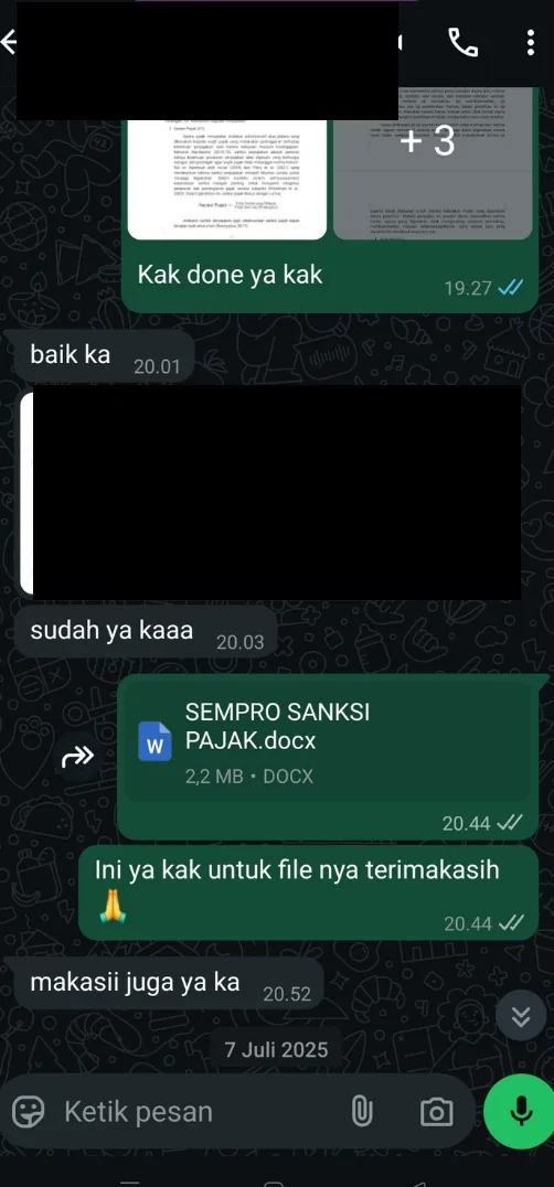 Bukti testimoni pelanggan Skriptas 53