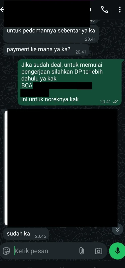 Bukti testimoni pelanggan Skriptas 55