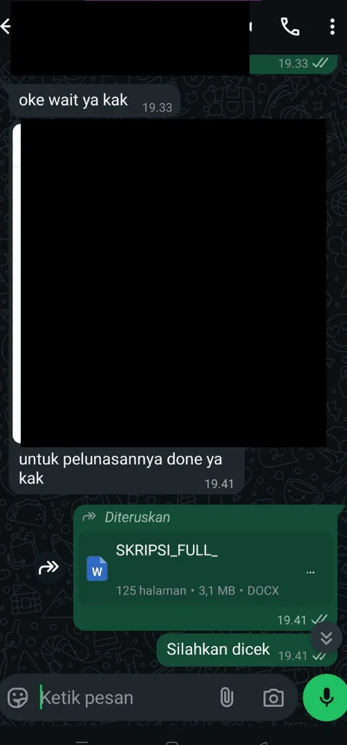 Bukti testimoni pelanggan Skriptas 45