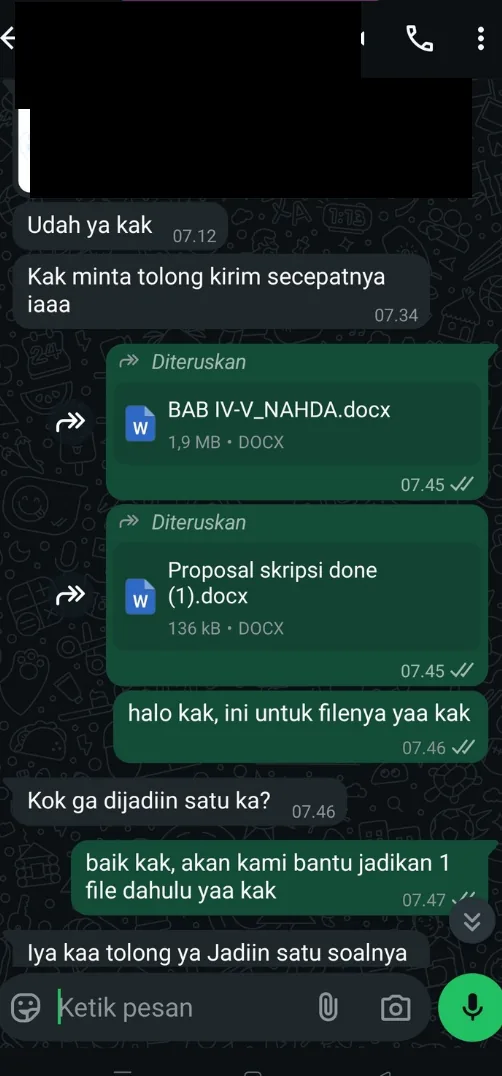Bukti testimoni pelanggan Skriptas 41