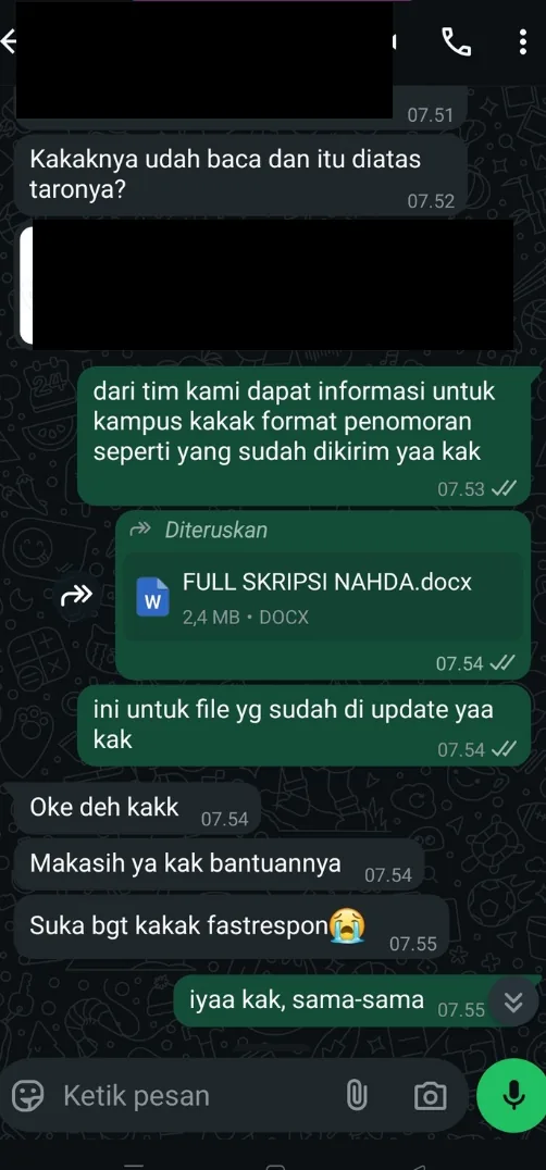 Bukti testimoni pelanggan Skriptas 37