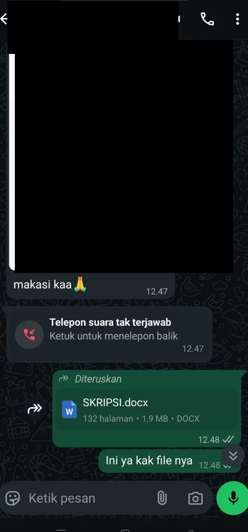 Bukti testimoni pelanggan Skriptas 17