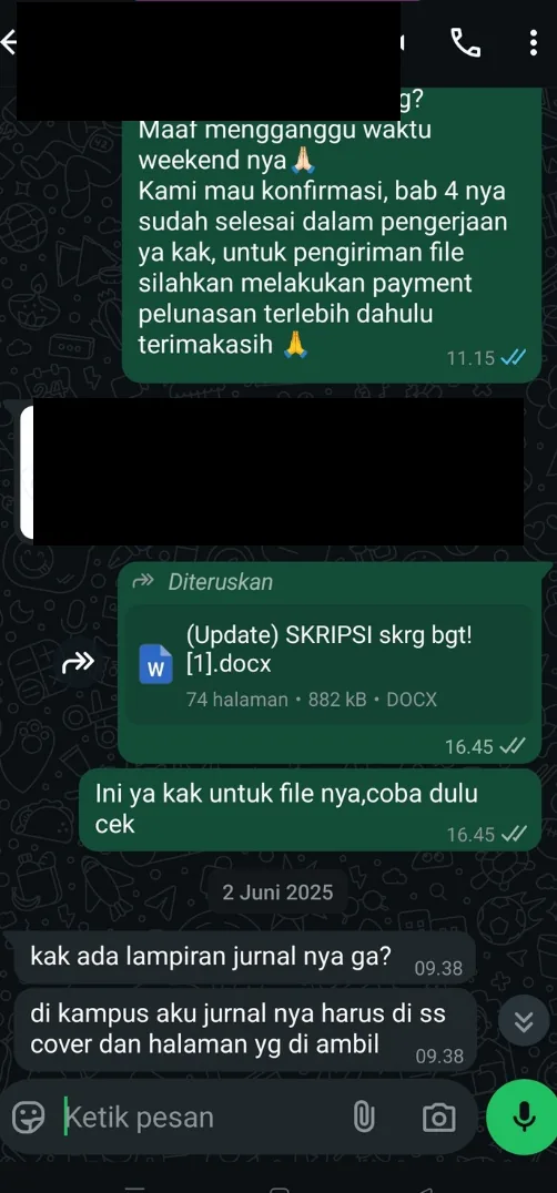 Bukti testimoni pelanggan Skriptas 5
