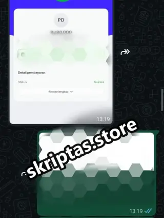 Bukti testimoni pelanggan Skriptas 54