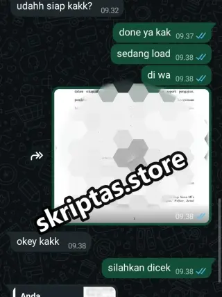 Bukti testimoni pelanggan Skriptas 52