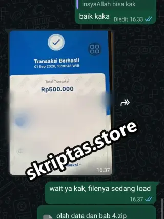 Bukti testimoni pelanggan Skriptas 38