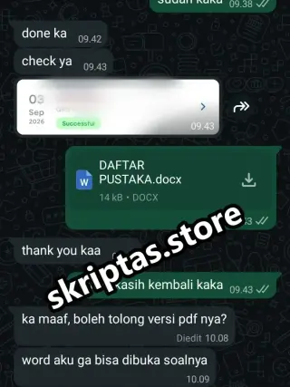 Bukti testimoni pelanggan Skriptas 36