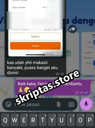 Bukti testimoni pelanggan Skriptas 32