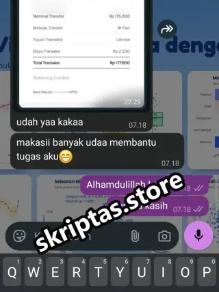 Bukti testimoni pelanggan Skriptas 27