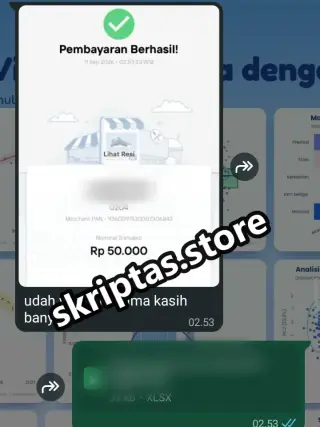 Bukti testimoni pelanggan Skriptas 21