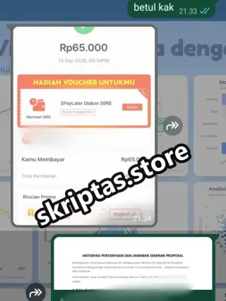 Bukti testimoni pelanggan Skriptas 19