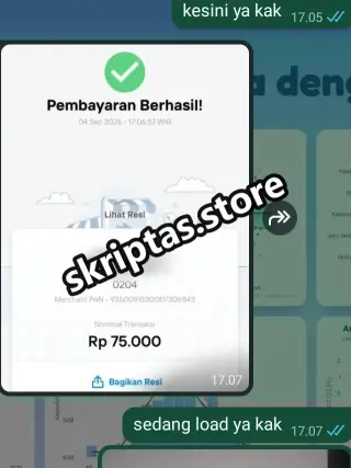 Bukti testimoni pelanggan Skriptas 10