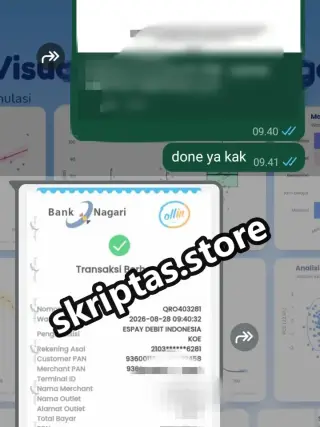 Bukti testimoni pelanggan Skriptas 2